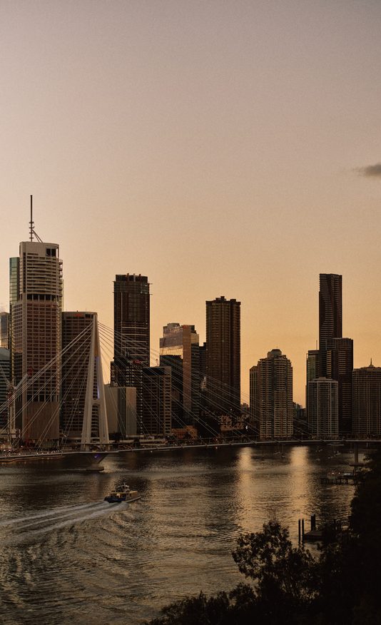 Brisbane skyline at dusk